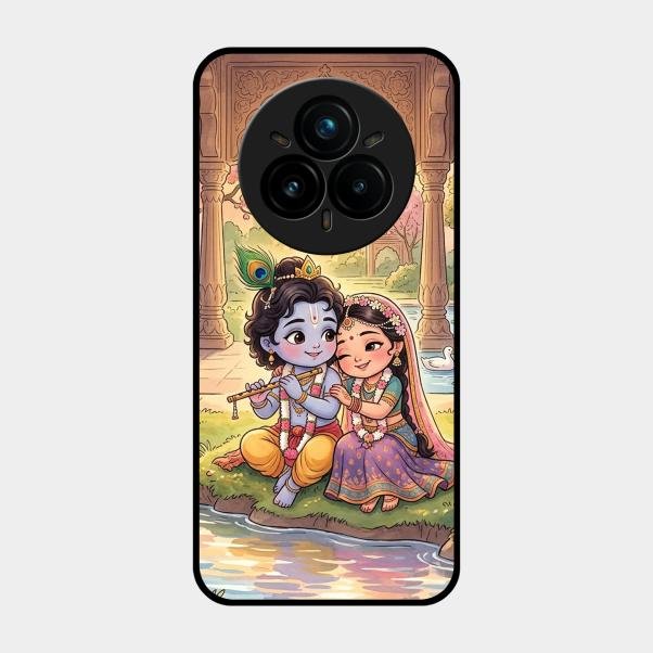 Divine Couple  Glass Case Cover For Realme 14 Pro 5G
