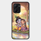 Divine Couple  Glass Case Cover For Realme C33 2023