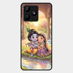 Divine Couple  Glass Case Cover For Realme C53