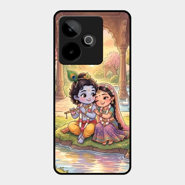 Divine Couple  Glass Case Cover For Realme Gt 7 5G
