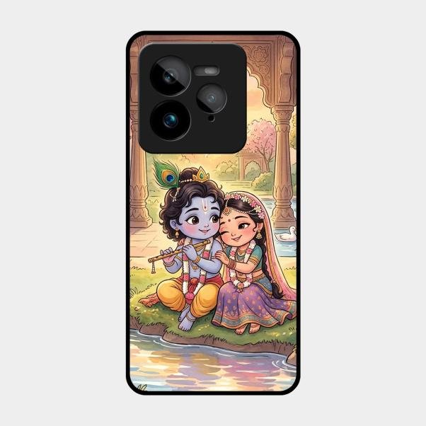 Divine Couple  Glass Case Cover For Realme Gt 7 Pro