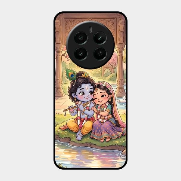 Divine Couple  Glass Case Cover For Realme Narzo 70 5G
