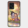 Divine Couple  Glass Case Cover For Redmi Note 12 Pro Plus 5G