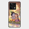 Divine Couple  Glass Case Cover For Redmi Note 13 5G