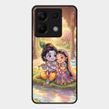 Divine Couple  Glass Case Cover For Redmi Note 13 Pro 5G
