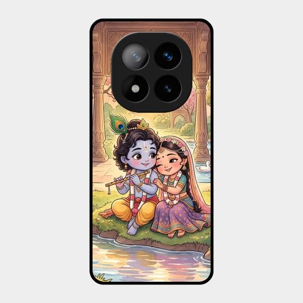 Divine Couple  Glass Case Cover For Redmi Note 14 Pro Plus 5G