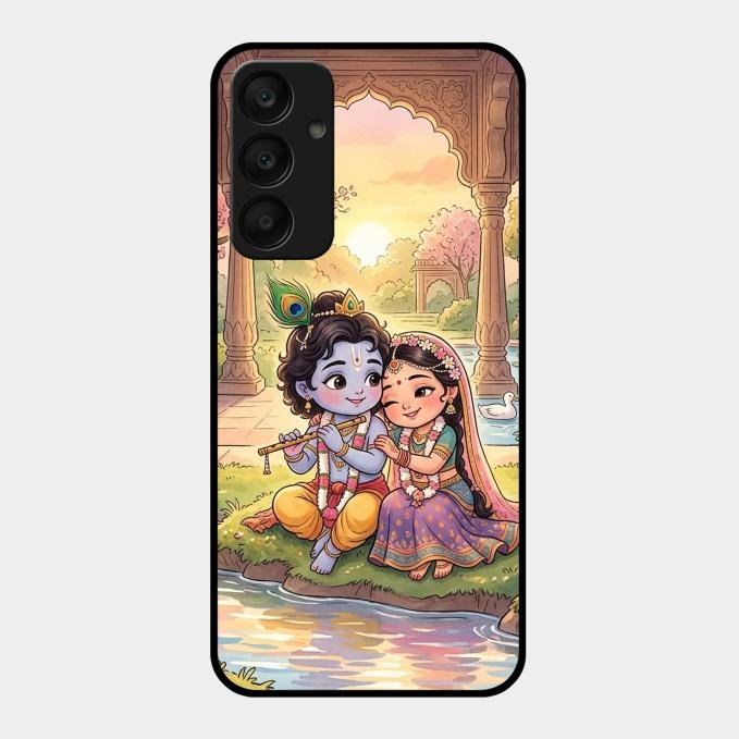 Divine Couple  Glass Case Cover For Samsung Galaxy A25 5G