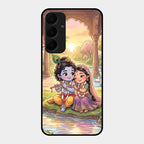 Divine Couple  Glass Case Cover For Samsung Galaxy A35 5G