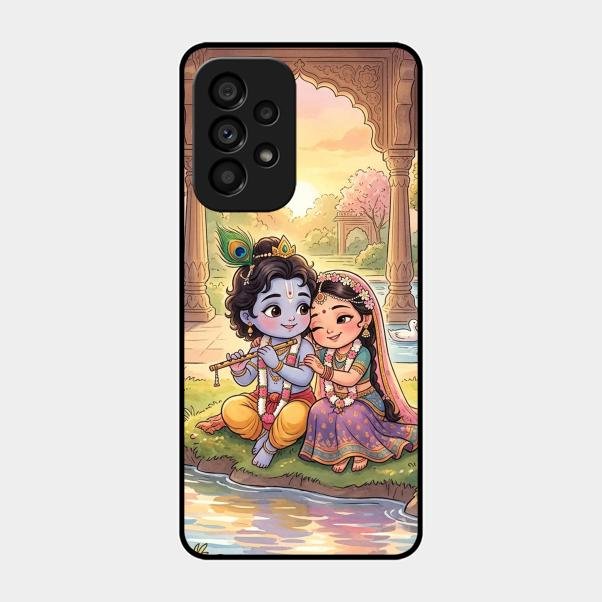 Divine Couple  Glass Case Cover For Samsung Galaxy A53 5G