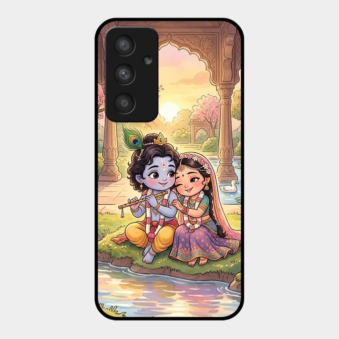Divine Couple  Glass Case Cover For Samsung Galaxy A54 5G