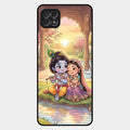 Divine Couple  Glass Case Cover For Samsung Galaxy F42 5G