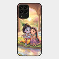 Divine Couple  Glass Case Cover For Samsung Galaxy M33 5G