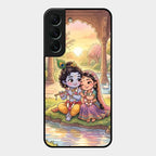 Divine Couple  Glass Case Cover For Samsung Galaxy S22 5G