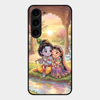 Divine Couple  Glass Case Cover For Samsung Galaxy S23 5G