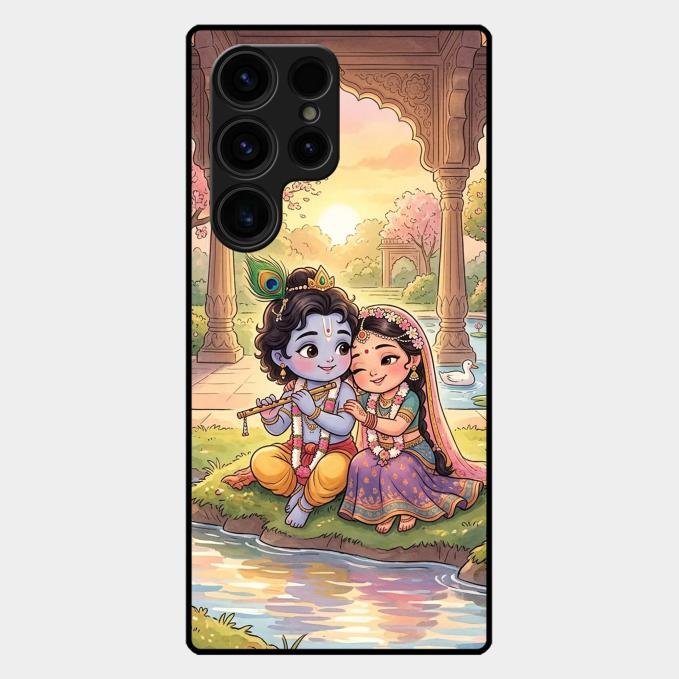 Divine Couple  Glass Case Cover For Samsung Galaxy S24 Ultra 5G
