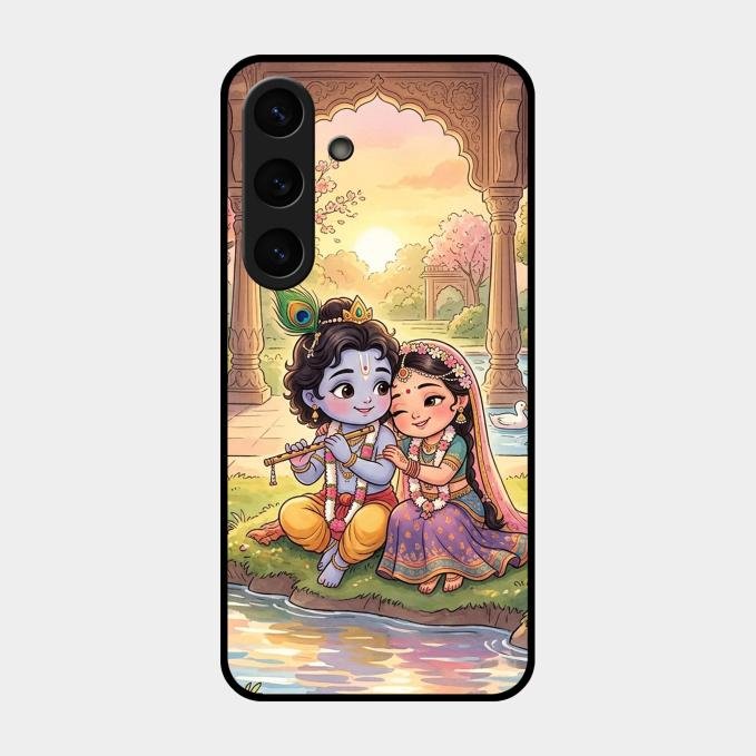 Divine Couple  Glass Case Cover For Samsung Galaxy S25 5G