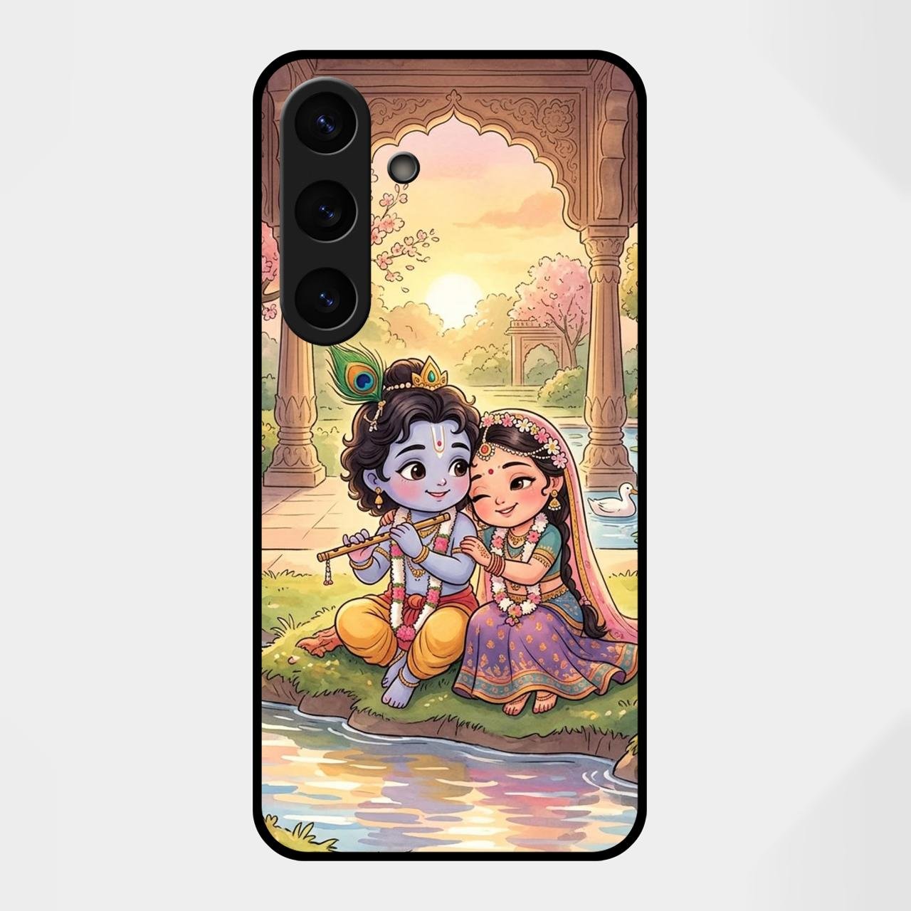 Divine Couple  Glass Case Cover For Samsung Galaxy S25 FE 5G