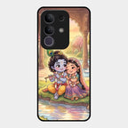 Divine Couple  Glass Case Cover For Vivo T4X 5G