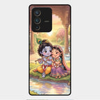 Divine Couple  Glass Case Cover For Vivo V23 Pro 5G