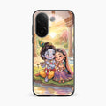 Divine Couple  Glass Case Cover For Vivo V60e 5G