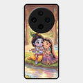 Divine Couple  Glass Case Cover For Vivo X100 5G