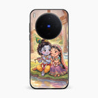 Divine Couple  Glass Case Cover For Vivo X300 5G