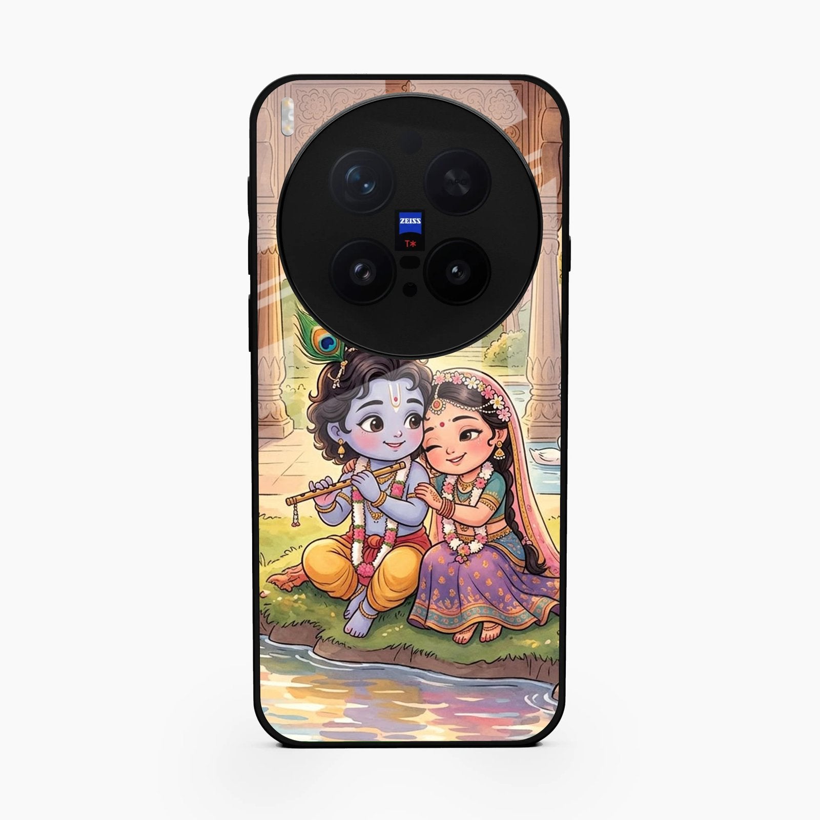 Divine Couple  Glass Case Cover For Vivo X300 Pro 5G