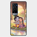 Divine Couple  Glass Case Cover For Vivo X60 Pro Plus 5G