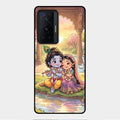 Divine Couple  Glass Case Cover For Vivo X70 Pro 5G