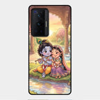 Divine Couple  Glass Case Cover For Vivo X70 Pro 5G