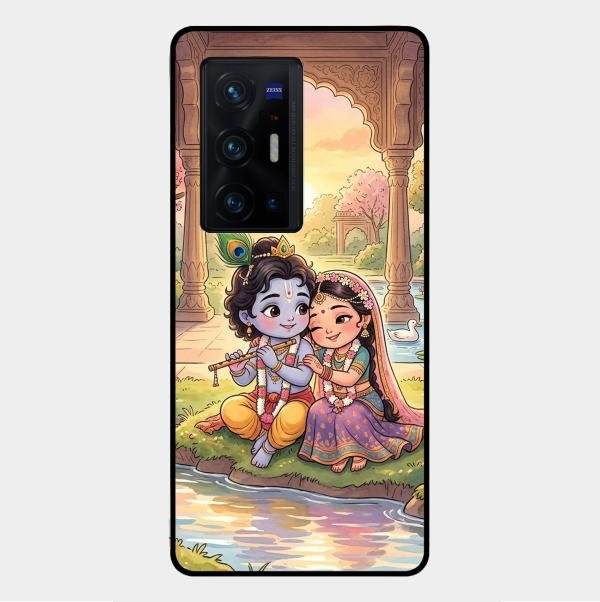 Divine Couple  Glass Case Cover For Vivo X70 Pro Plus 5G
