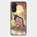 Divine Couple  Glass Case Cover For Vivo Y18E