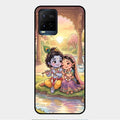 Divine Couple  Glass Case Cover For Vivo Y21E