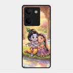 Divine Couple  Glass Case Cover For Vivo Y300 Plus 5G
