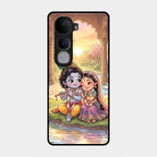 Divine Couple  Glass Case Cover For Vivo Y400 Pro 5G