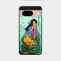 Divine Harmony Radha Krishna Glass Phone Case For Google Pixel 8 5G