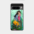Divine Harmony Radha Krishna Glass Phone Case For Google Pixel 8 Pro 5G