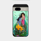 Divine Harmony Radha Krishna Glass Phone Case For Google Pixel 8A 5G
