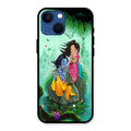 Divine Harmony Radha Krishna Glass Phone Case For iPhone 13 mini