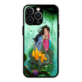 Divine Harmony Radha Krishna Glass Phone Case For iPhone 13 Pro Max