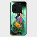 Divine Harmony Radha Krishna Glass Phone Case For Iqoo 12 5G