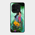 Divine Harmony Radha Krishna Glass Phone Case For Iqoo 13 5G