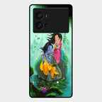 Divine Harmony Radha Krishna Glass Phone Case For Iqoo 9 Pro 5G