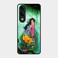 Divine Harmony Radha Krishna Glass Phone Case For Iqoo Z10 Lite
