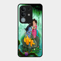 Divine Harmony Radha Krishna Glass Phone Case For iQOO Z10x 5G