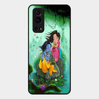 Divine Harmony Radha Krishna Glass Phone Case For Iqoo Z3 5G