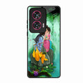 Divine Harmony Radha Krishna Glass Phone Case For Motorola Edge 50 Fusion 5G
