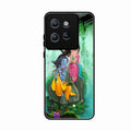 Divine Harmony Radha Krishna Glass Phone Case For Motorola Edge 50