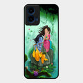 Divine Harmony Radha Krishna Glass Phone Case For Motorola G45 5G