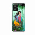 Divine Harmony Radha Krishna Glass Phone Case For Motorola G54 5G